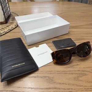 Victoria Beckham Tortoise Shell Sunglasses